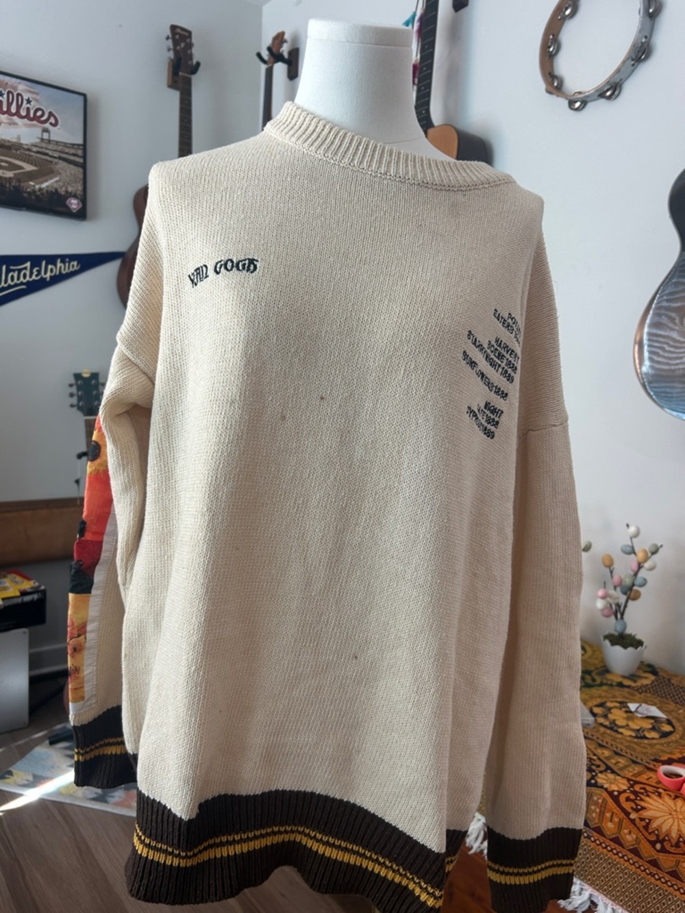 Aelfric Eden  Oversized Sweater Graphic Van Gogh